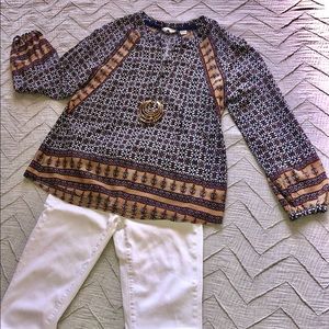 Anthropologie Hi Lo Peasant Tunic, XS